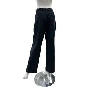 St. John Sport By Marie Gray Pants Women’s Size 14 Gold Hardware Black